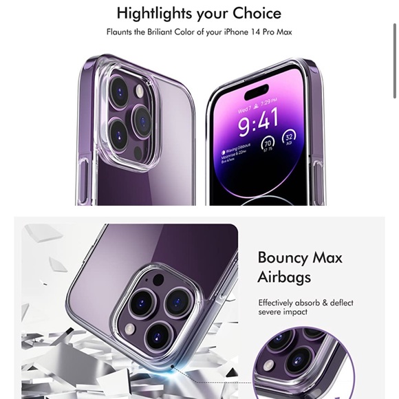 Iphone pro max 6.7" screen clear case - Picture 2 of 13